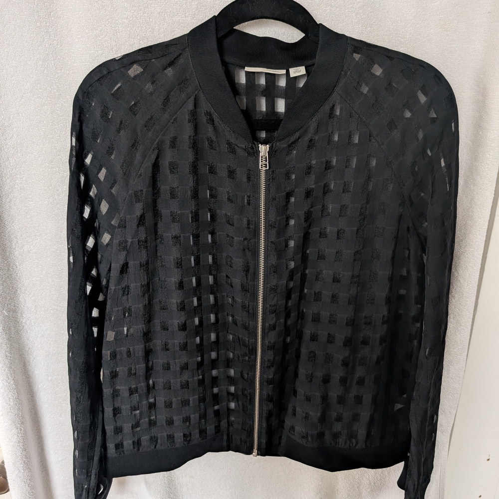 Halogen Black Sheer Women's Jacket